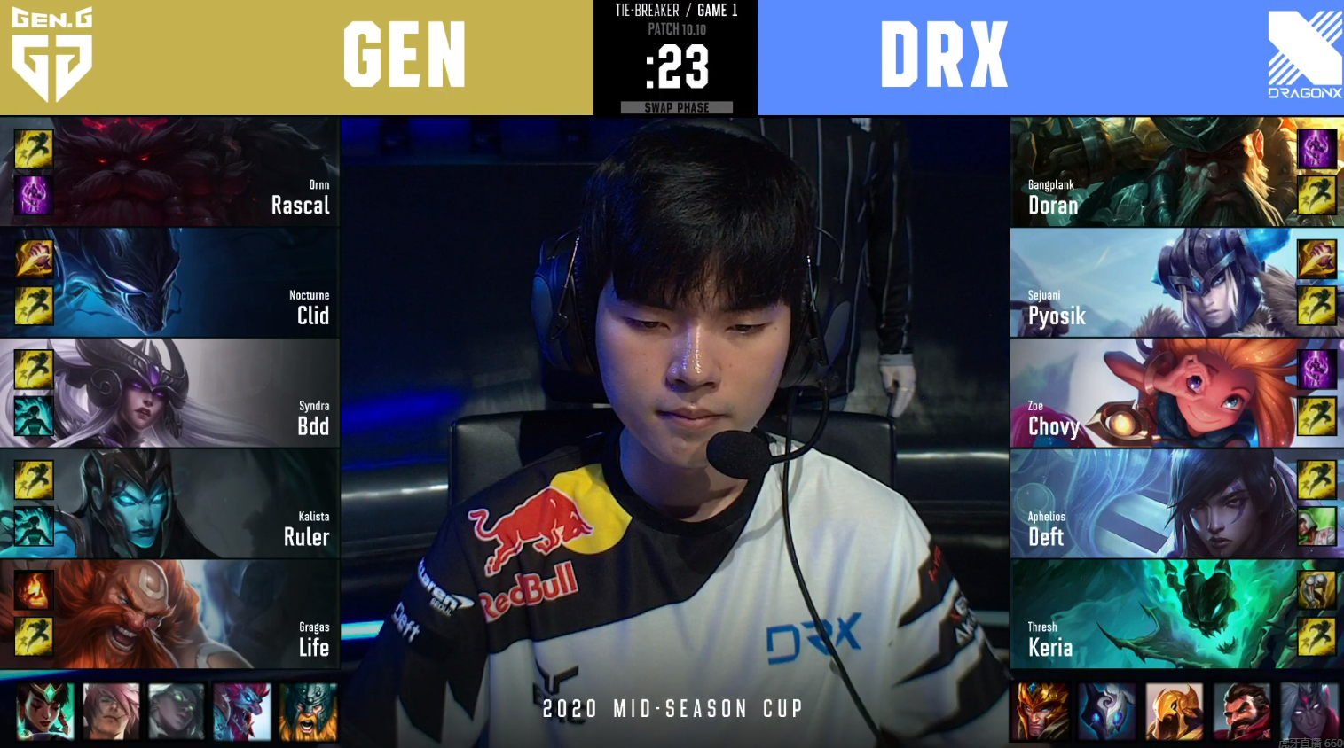 IG力克GEN，BDD完成帽子戏法